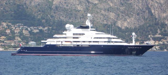 世界上最大的私人游艇 属于美国富豪持有